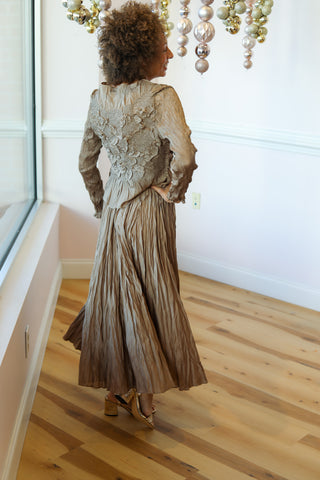 Little Silky Pleated Set