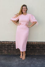 Load image into Gallery viewer, Annalise Pink Textured Dress
