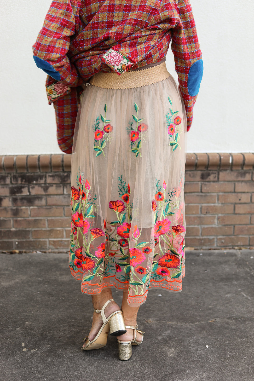 Vintage Tulips Skirt