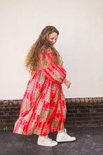 Load image into Gallery viewer, Red Tiger Boho Dress
