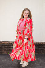 Load image into Gallery viewer, Red Tiger Boho Dress
