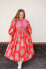 Load image into Gallery viewer, Red Tiger Boho Dress
