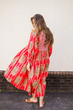 Load image into Gallery viewer, Red Tiger Boho Dress
