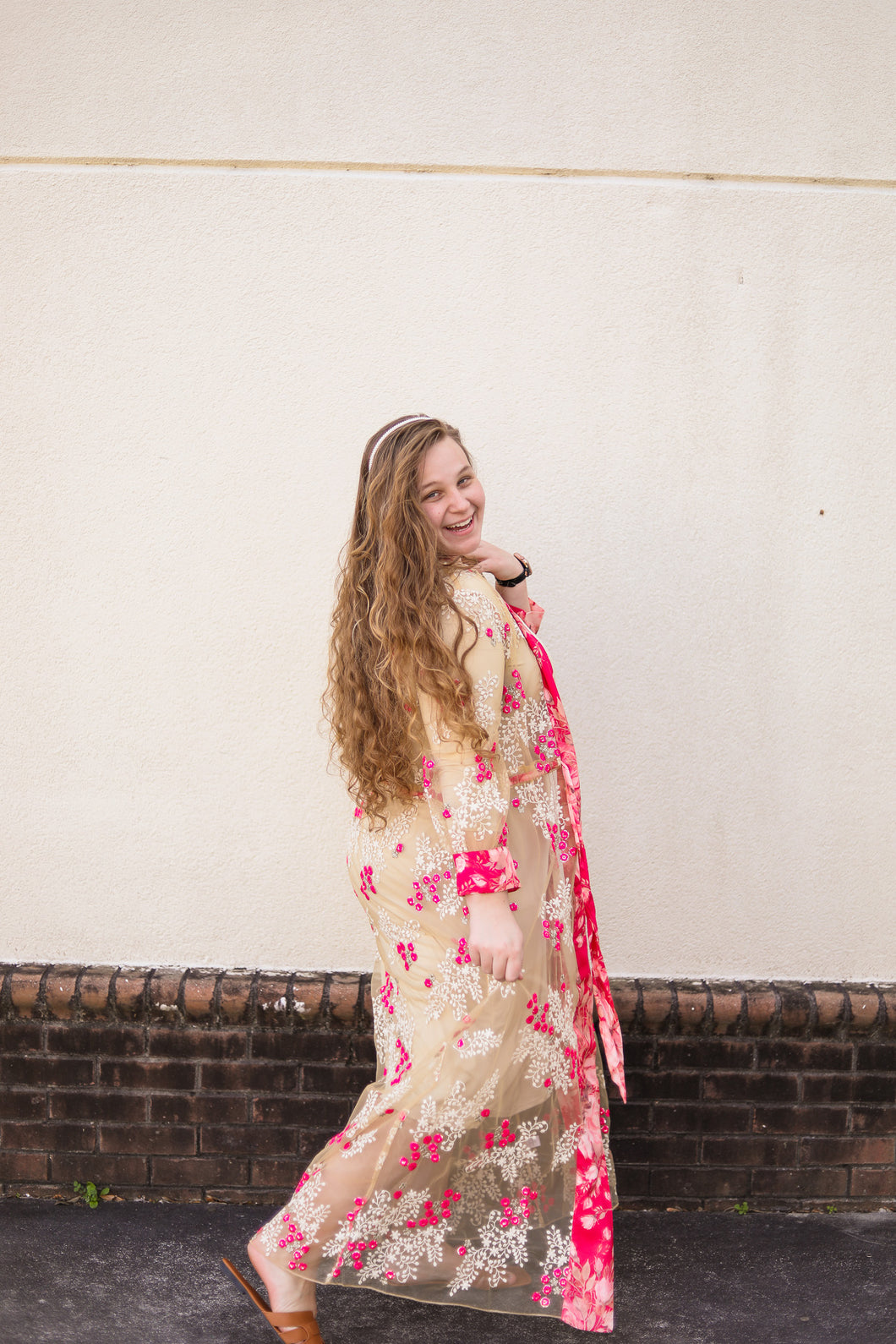 Fairy Rose Duster Kimono