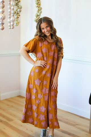 Star Patch T-Shirt Dress