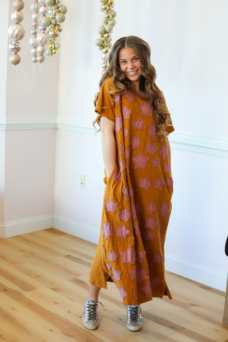 Star Patch T-Shirt Dress