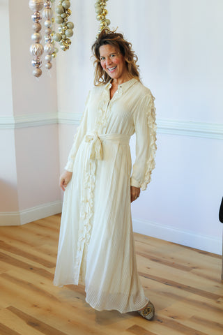Vivianna Ruffle Maxi Dress