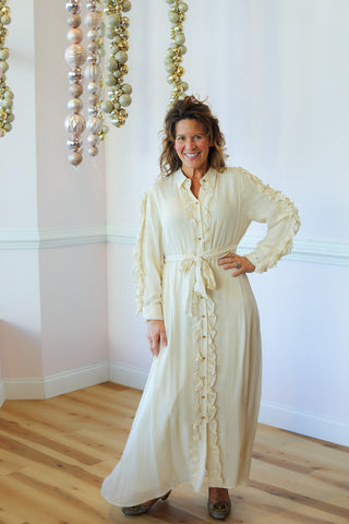 Vivianna Ruffle Maxi Dress