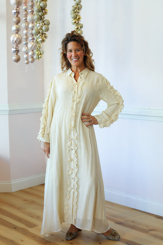 Vivianna Ruffle Maxi Dress
