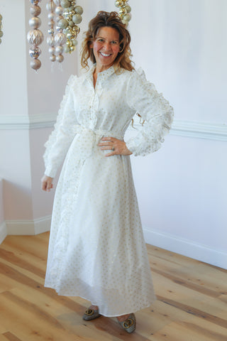 Vivianna Ruffle Maxi Dress