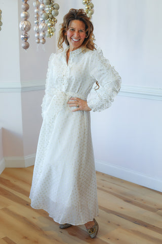 Vivianna Ruffle Maxi Dress