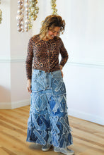 Load image into Gallery viewer, Patched On Up Denim Skirt
