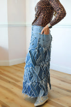 Load image into Gallery viewer, Patched On Up Denim Skirt
