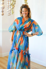 Load image into Gallery viewer, Blue Rust Pleated Dress
