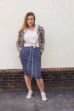 Load image into Gallery viewer, Knit Drawstring Skirt
