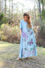 Load image into Gallery viewer, Butterfly Patchwork Tee Dress
