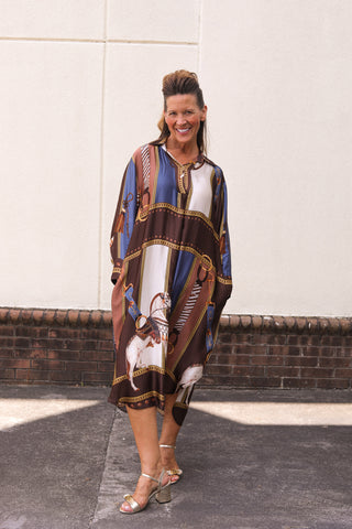 Blair Silky Horse Dress