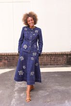 Load image into Gallery viewer, Denim Jacket Skirt Set
