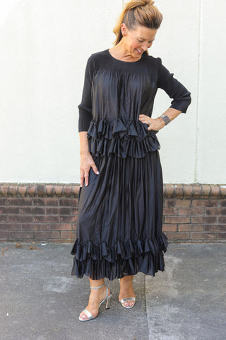 Silky Pleated Layers Set