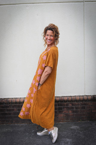 Star Patch T-Shirt Dress