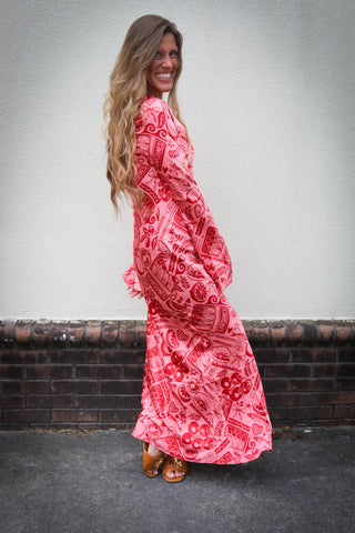 Georgie Satin Maxi Dress