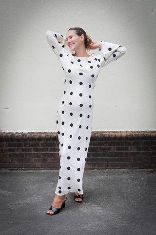 Georgie Satin Maxi Dress