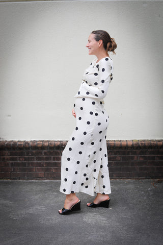 Georgie Satin Maxi Dress