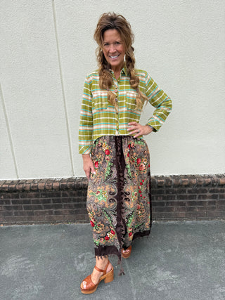 Beatrice Plaid Duster Dress