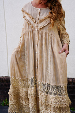 Candlelight Lace Duster Dress
