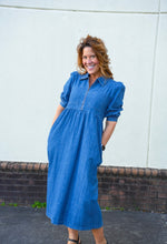 Load image into Gallery viewer, Denim Midi Dress
