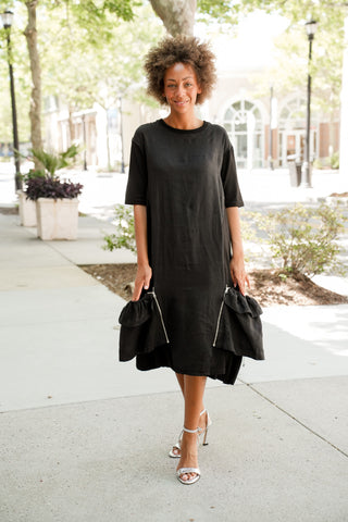Finna Linen Pocket Dress