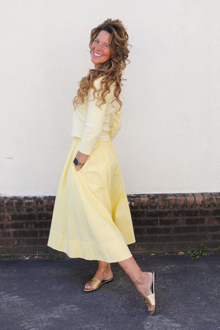 Camille Cardigan & Skirt Set