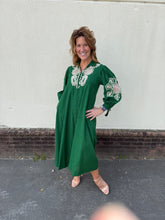 Load image into Gallery viewer, Aerin Green Midi Dress
