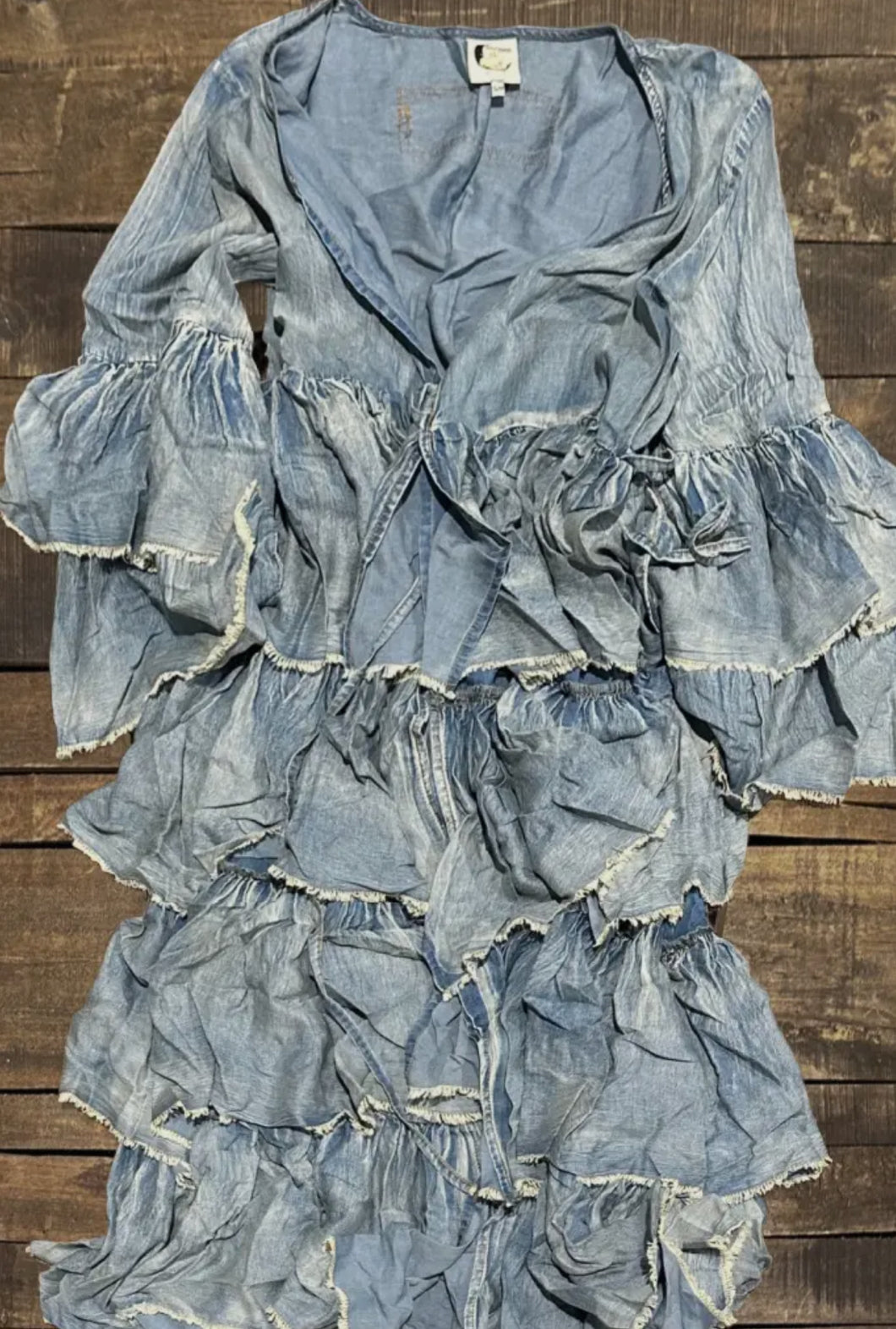 Denim Skies Duster Dress