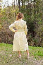 Load image into Gallery viewer, Buttercup Yellow Shirt Dress
