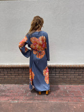 Load image into Gallery viewer, Flower Caftan Maxi Dress

