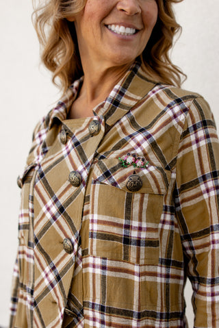 Coco Plaid Jacket Dress