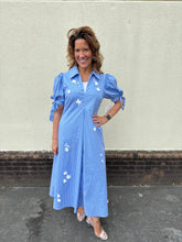 Load image into Gallery viewer, Haven Blue Striped Dress
