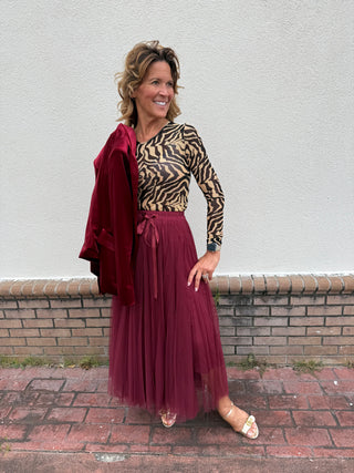 Aria Long Tulle Skirt