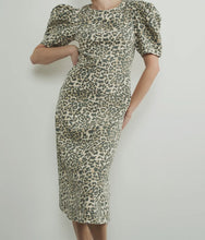 Load image into Gallery viewer, Brinkley Denim Leopard Dress
