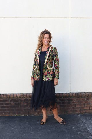 Renaissance Jacquard Blazer