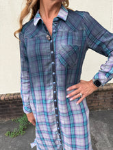 Load image into Gallery viewer, Kaitlin Plaid Duster Dress
