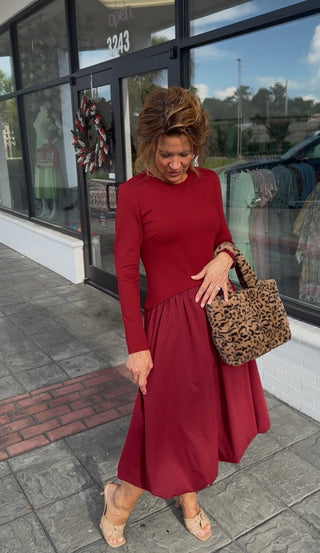 Tilly Red Bubble Dress