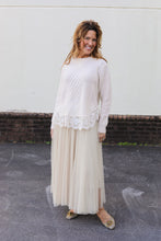 Load image into Gallery viewer, Cream Lace Sweater
