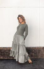 Load image into Gallery viewer, Satin Sweater Dress
