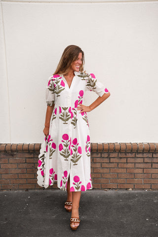 Grace White Dress