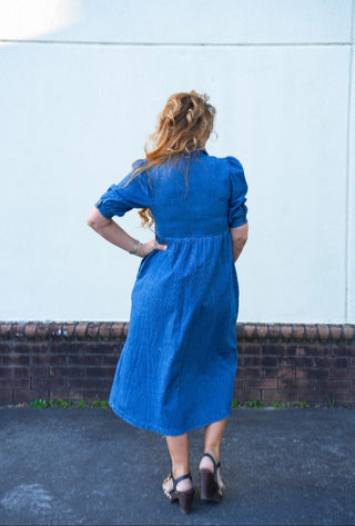 Denim Midi Dress