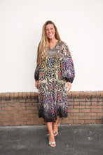 Load image into Gallery viewer, Amara Green Boho Dress
