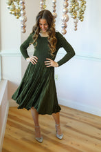 Load image into Gallery viewer, Silky Pleated Ruched Dress

