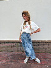 Load image into Gallery viewer, Patchwork Skies Wrap Skirt
